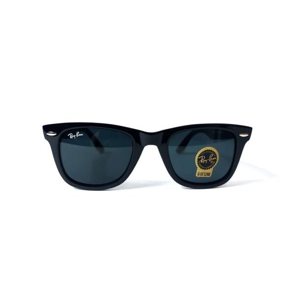 RayBan RB 2157 Sunglass | Frame Polished Black, Lens Color Black - Image 4