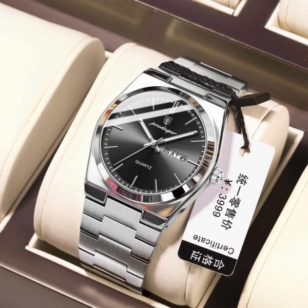 Poedagar 930 Silver Blue, Premium Watch - Image 3