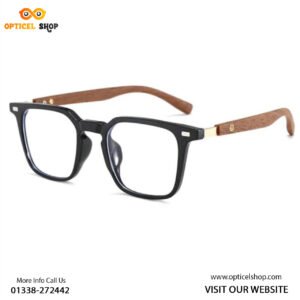 Flexible TR90 Square Eyeglasses Frame Filter Blue Light Glasses For Men